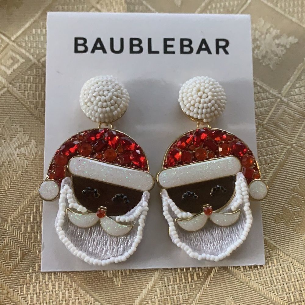 SANTA DROP EARRINGS - Picture 4 of 8